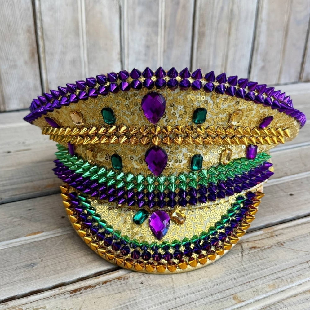 Mardi Gras Conductor Marching Hat